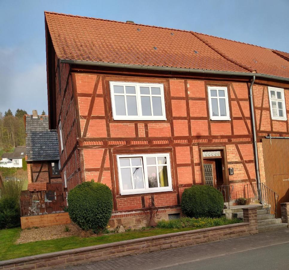 Ferienhaus -Wesertal Apartment Gottstreu Exterior photo